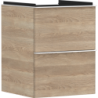 Szafka pod małą umywalkę wiszącą z 2 szufladami 480/475, Naturalny Dąb Xelu Q HANSGROHE 54021700