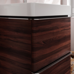 Szafka pod małą umywalkę wiszącą z 2 szufladami 480/475, Ciemny Orzech Xelu Q HANSGROHE 54022000