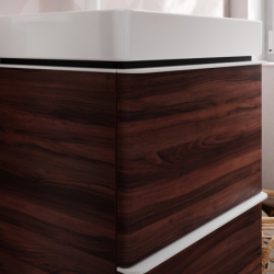 Szafka pod małą umywalkę wiszącą z 2 szufladami 480/475, Ciemny Orzech Xelu Q HANSGROHE 54022700