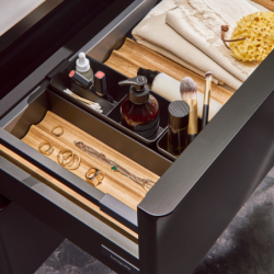 Szafka pod umywalkę wiszącą z 2 szufladami 580/475, Biały Wysoki Połysk Xelu Q HANSGROHE 54023670