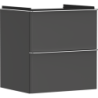 Szafka pod umywalkę wiszącą z 2 szufladami 580/475, Szary Diament Matowy Xelu Q HANSGROHE 54024000