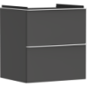 Szafka pod umywalkę wiszącą z 2 szufladami 580/475, Szary Diament Matowy Xelu Q HANSGROHE 54024700