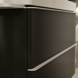 Szafka pod umywalkę wiszącą z 2 szufladami 580/475, Szary Diament Matowy Xelu Q HANSGROHE 54024700