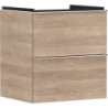 Szafka pod umywalkę wiszącą z 2 szufladami 580/475, Naturalny Dąb Xelu Q HANSGROHE 54025000