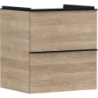 Szafka pod umywalkę wiszącą z 2 szufladami 580/475, Naturalny Dąb Xelu Q HANSGROHE 54025670
