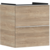 Szafka pod umywalkę wiszącą z 2 szufladami 580/475, Naturalny Dąb Xelu Q HANSGROHE 54025700