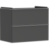 Szafka pod umywalkę wiszącą z 2 szufladami 780/475, Szary Diament Matowy Xelu Q HANSGROHE 54028000