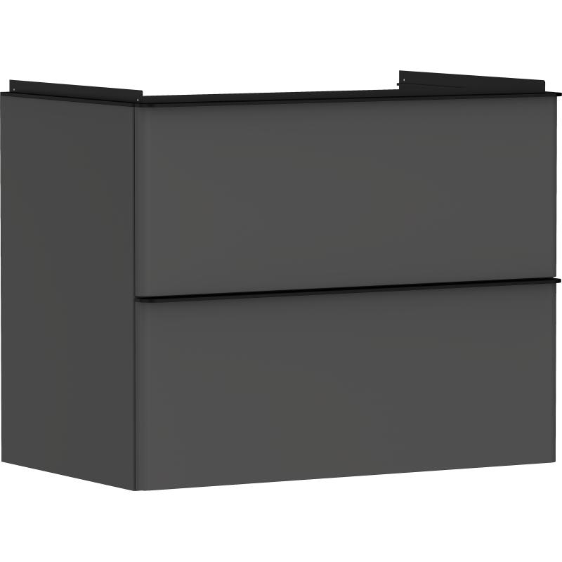 Szafka pod umywalkę wiszącą z 2 szufladami 780/475, Szary Diament Matowy Xelu Q HANSGROHE 54028670