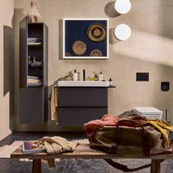 Szafka pod umywalkę wiszącą z 2 szufladami 780/475, Szary Diament Matowy Xelu Q HANSGROHE 54028670