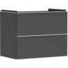 Szafka pod umywalkę wiszącą z 2 szufladami 780/475, Szary Diament Matowy Xelu Q HANSGROHE 54028700