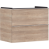 Szafka pod umywalkę wiszącą z 2 szufladami 780/475, Naturalny Dąb Xelu Q HANSGROHE 54029000