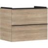Szafka pod umywalkę wiszącą z 2 szufladami 780/475, Naturalny Dąb Xelu Q HANSGROHE 54029670