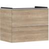 Szafka pod umywalkę wiszącą z 2 szufladami 780/475, Naturalny Dąb Xelu Q HANSGROHE 54029700