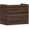 Szafka pod umywalkę wiszącą z 2 szufladami 780/475, Ciemny Orzech Xelu Q HANSGROHE 54030000