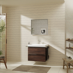 Szafka pod umywalkę wiszącą z 2 szufladami 780/475, Ciemny Orzech Xelu Q HANSGROHE 54030000