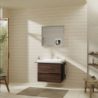 Szafka pod umywalkę wiszącą z 2 szufladami 780/475, Ciemny Orzech Xelu Q HANSGROHE 54030000