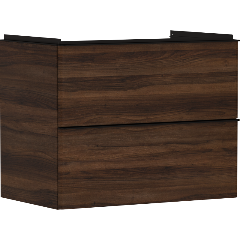 Szafka pod umywalkę wiszącą z 2 szufladami 780/475, Ciemny Orzech Xelu Q HANSGROHE 54030670