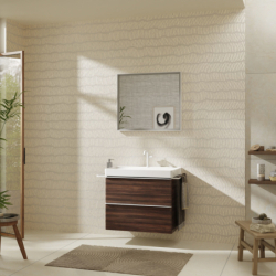 Szafka pod umywalkę wiszącą z 2 szufladami 780/475, Ciemny Orzech Xelu Q HANSGROHE 54030700