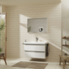 Szafka pod umywalkę wiszącą z 2 szufladami 980/475, Biały Wysoki Połysk Xelu Q HANSGROHE 54031670