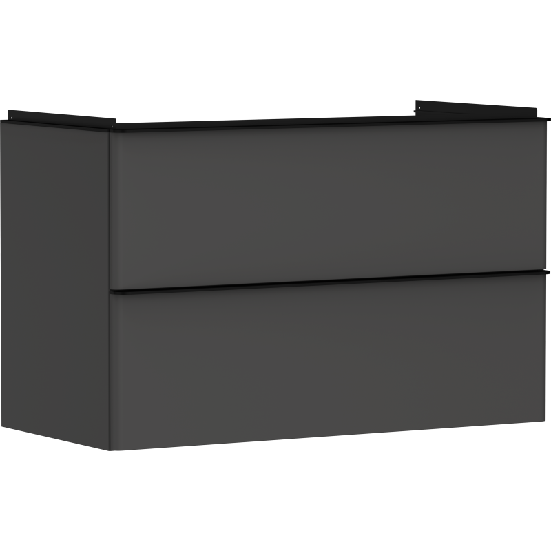 Szafka pod umywalkę wiszącą z 2 szufladami 980/475, Szary Diament Matowy Xelu Q HANSGROHE 54032670