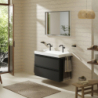 Szafka pod umywalkę wiszącą z 2 szufladami 980/475, Szary Diament Matowy Xelu Q HANSGROHE 54032670