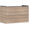 Szafka pod umywalkę wiszącą z 2 szufladami 980/475, Naturalny Dąb Xelu Q HANSGROHE 54033000