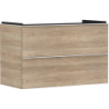 Szafka pod umywalkę wiszącą z 2 szufladami 980/475, Naturalny Dąb Xelu Q HANSGROHE 54033700