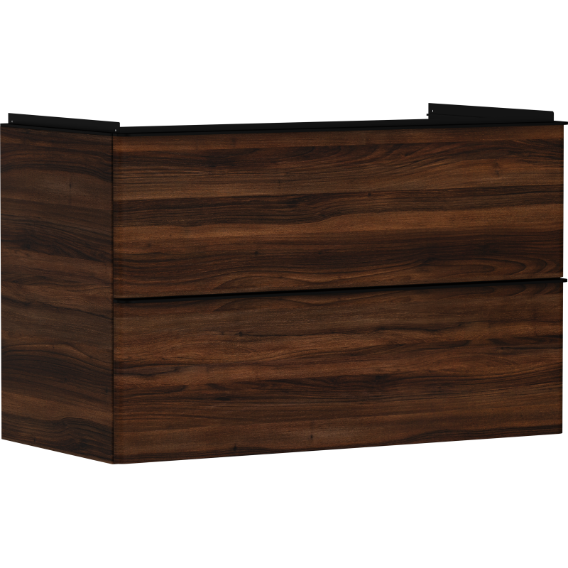 Szafka pod umywalkę wiszącą z 2 szufladami 980/475, Ciemny Orzech Xelu Q HANSGROHE 54034670