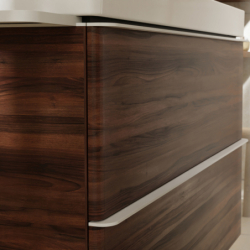 Szafka pod umywalkę wiszącą z 2 szufladami 980/475, Ciemny Orzech Xelu Q HANSGROHE 54034700