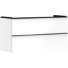 Szafka pod umywalkę wiszącą z 2 szufladami 1180/475, Biały Błyszczący Xelu Q HANSGROHE 54035670