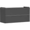 Szafka pod umywalkę wiszącą z 2 szufladami 1180/475, Szary Diament Matowy Xelu Q HANSGROHE 54036000