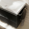 Szafka pod umywalkę wiszącą z 2 szufladami 1180/475, Szary Diament Matowy Xelu Q HANSGROHE 54036000