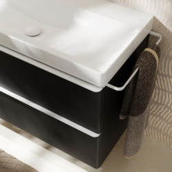 Szafka pod umywalkę wiszącą z 2 szufladami 1180/475, Szary Diament Matowy Xelu Q HANSGROHE 54036700