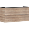 Szafka pod umywalkę wiszącą z 2 szufladami 1180/475, Naturalny Dąb Xelu Q HANSGROHE 54037000