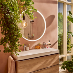 Szafka pod umywalkę wiszącą z 2 szufladami 1180/475, Naturalny Dąb Xelu Q HANSGROHE 54037000