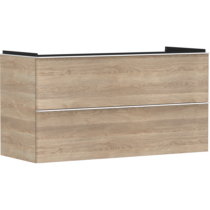 Szafka pod umywalkę wiszącą z 2 szufladami 1180/475, Naturalny Dąb Xelu Q HANSGROHE 54037700