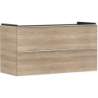 Szafka pod umywalkę wiszącą z 2 szufladami 1180/475, Naturalny Dąb Xelu Q HANSGROHE 54037700