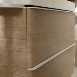 Szafka pod umywalkę wiszącą z 2 szufladami 1180/475, Naturalny Dąb Xelu Q HANSGROHE 54037700