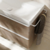 Szafka pod umywalkę wiszącą z 2 szufladami 1180/475, Naturalny Dąb Xelu Q HANSGROHE 54037700