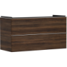 Szafka pod umywalkę wiszącą z 2 szufladami 1180/475, Ciemny Orzech Xelu Q HANSGROHE 54038000