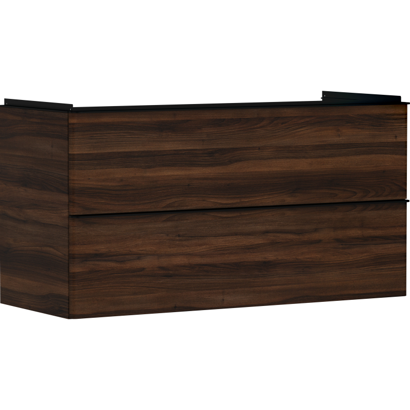 Szafka pod umywalkę wiszącą z 2 szufladami 1180/475, Ciemny Orzech Xelu Q HANSGROHE 54038670