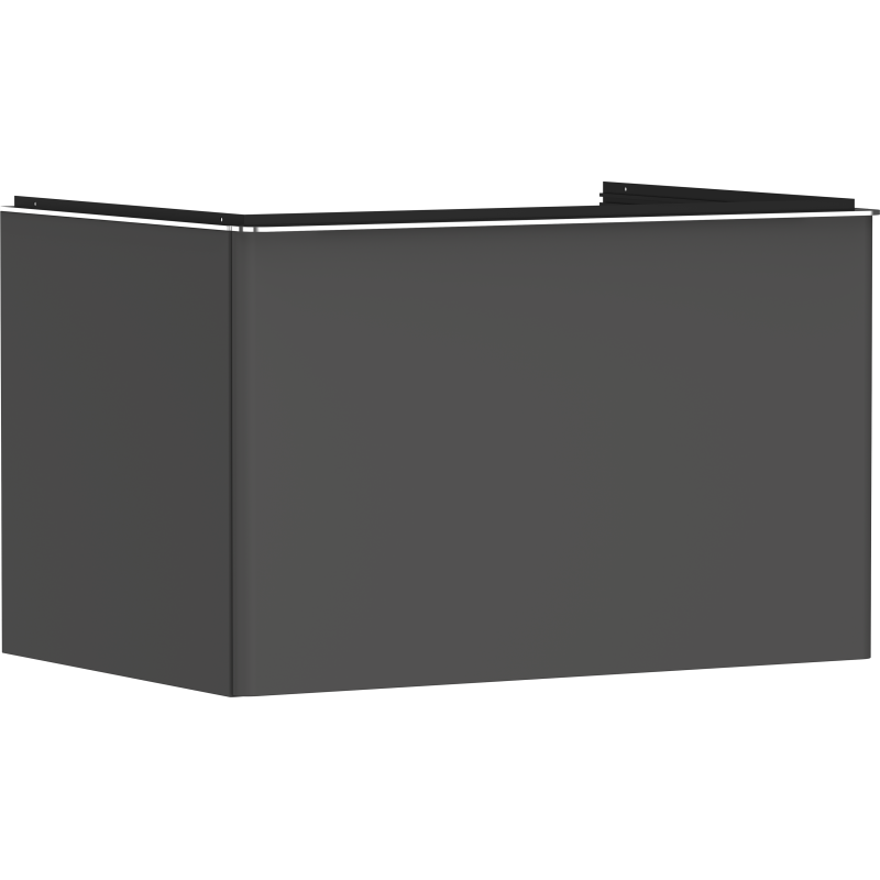 Szafka pod szlifowaną umywalkę wpuszczaną w blat z 1 szufladą 780/550, Szary Diament Matowy Xelu Q HANSGROHE 54055000