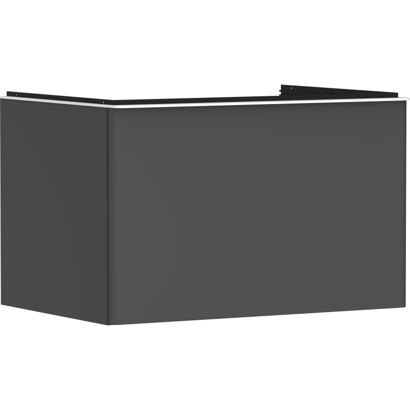 Szafka pod szlifowaną umywalkę wpuszczaną w blat z 1 szufladą 780/550, Szary Diament Matowy Xelu Q HANSGROHE 54055700