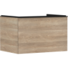 Szafka pod szlifowaną umywalkę wpuszczaną w blat z 1 szufladą 780/550, Naturalny Dąb Xelu Q HANSGROHE 54056670