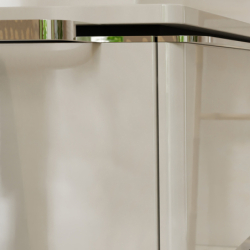 Szafka pod szlifowaną umywalkę wpuszczaną w blat z 1 szufladą 980/550, Biały Wysoki Połysk Xelu Q HANSGROHE 54058000