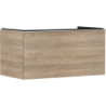 Szafka pod szlifowaną umywalkę wpuszczaną w blat z 1 szufladą 980/550, Naturalny Dąb Xelu Q HANSGROHE 54060000