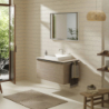 Szafka pod szlifowaną umywalkę wpuszczaną w blat z 1 szufladą 980/550, Naturalny Dąb Xelu Q HANSGROHE 54060000