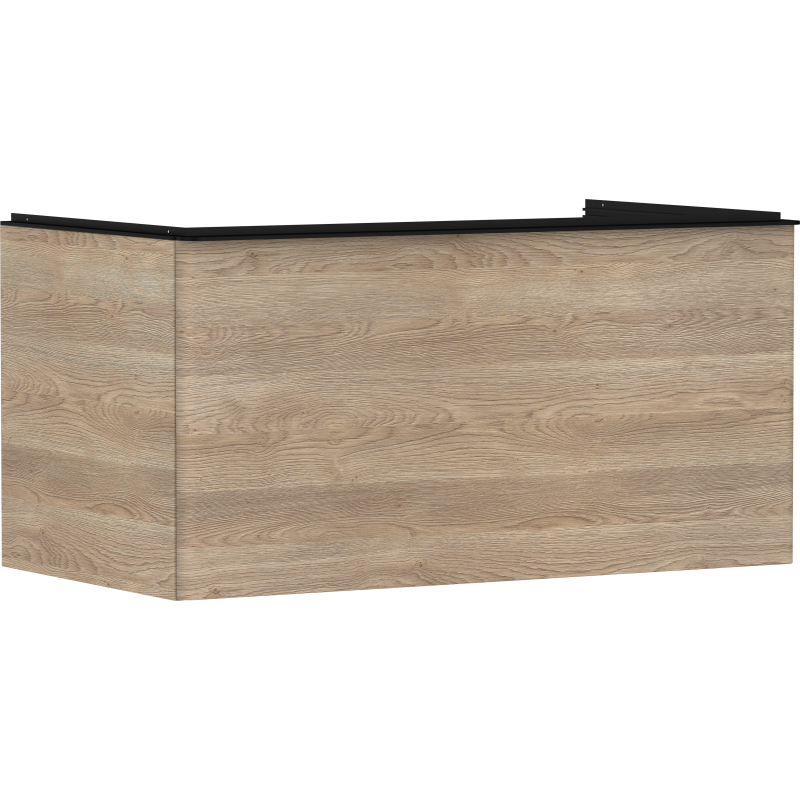 Szafka pod szlifowaną umywalkę wpuszczaną w blat z 1 szufladą 980/550, Naturalny Dąb Xelu Q HANSGROHE 54060670