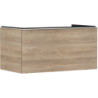 Szafka pod szlifowaną umywalkę wpuszczaną w blat z 1 szufladą 980/550, Naturalny Dąb Xelu Q HANSGROHE 54060700