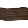 Szafka pod szlifowaną umywalkę wpuszczaną w blat z 1 szufladą 980/550, Ciemny Orzech Xelu Q HANSGROHE 54061700